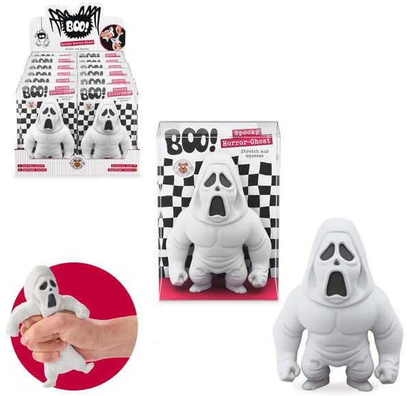 BOO Stretchy Horror-Ghost Squishy Geist 12 cm (Weiß)