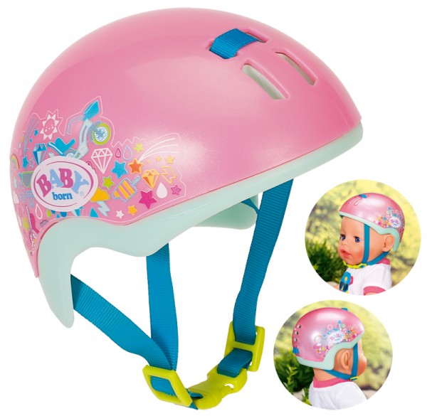Baby Born Play&Fun Fahrradhelm 43 cm (Pink)