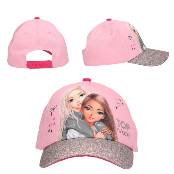TOPModel Bedruckte Cap mit Glitzer My BFF (Rosa)