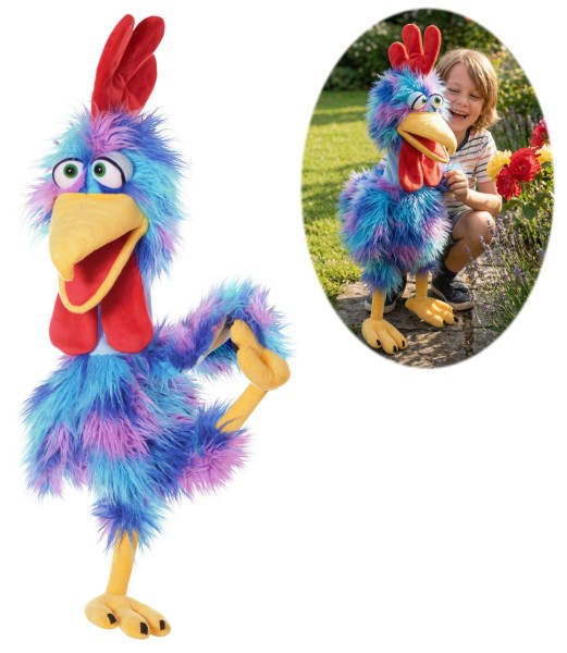 Living Puppets Handpuppe Sir Theo von Gockel 90 cm (Bunt)