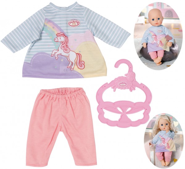 Baby Annabell Little Sweet Kleid Einhorn 36 cm (Pastell)