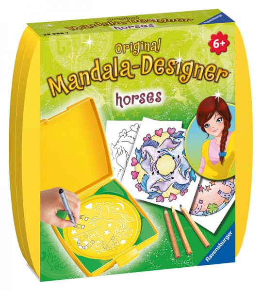 Mini Mandala Designer Pferde