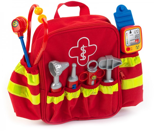 Rettungsrucksack mit Zubehör (Rot)
