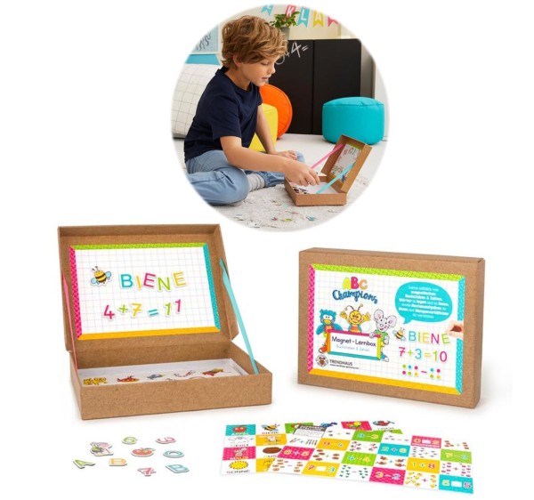 ABC Champions Magnet-Lernbox Buchstaben & Zahlen