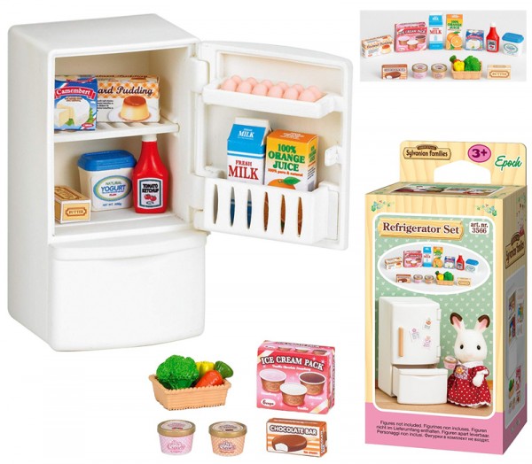 Sylvanian Families Kühlschrank und Zubehör