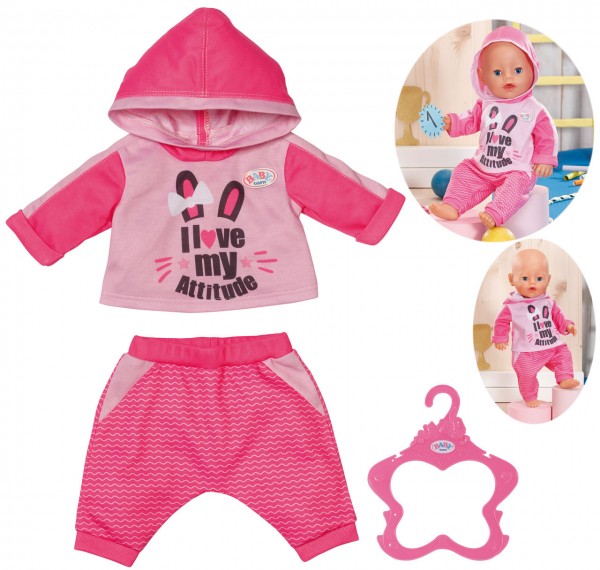 Baby Born Jogginganzug 43 cm (Pink)