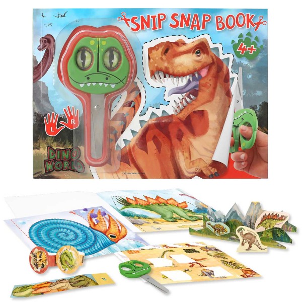 Dino World Snip Snap Book mit Schere