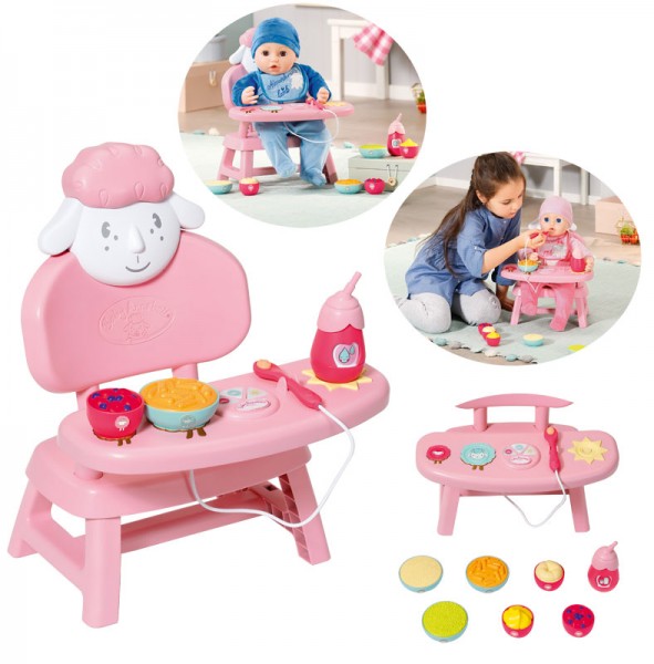 Baby Annabell Lunch Time Tisch mit Licht- und Sound (Rosa)