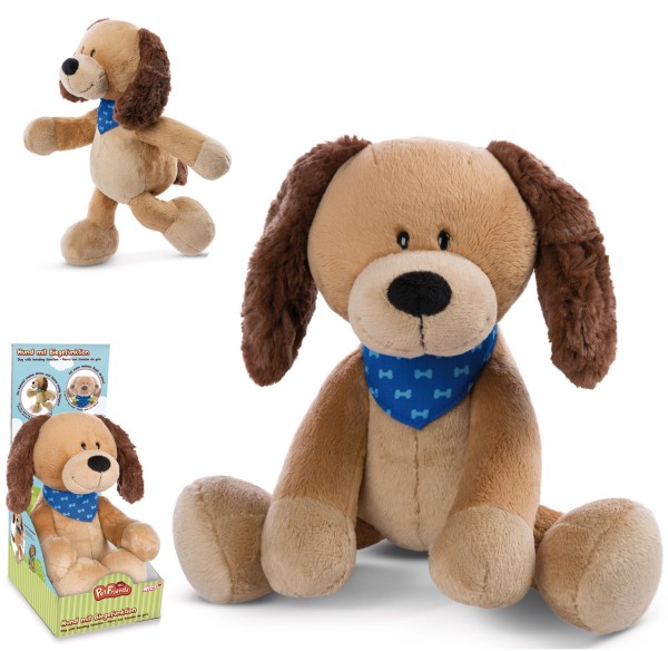 Kuscheltier Hund Barky Schlenker mit Biegefunktion 30 cm