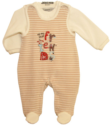 Baby-Strampler Nicki Gr 62 dunkelblau 