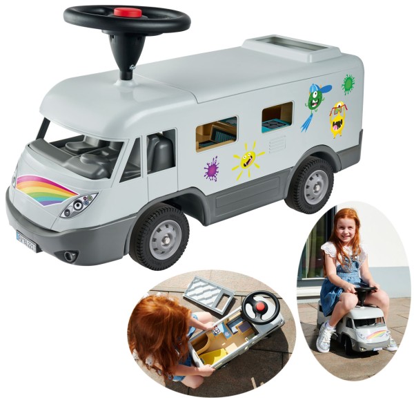 Camper Rutscherauto Wohnmobil (Weiß-Bunt)