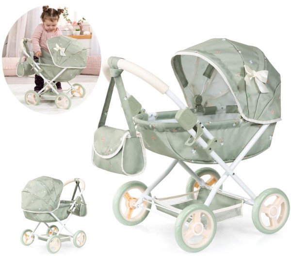 Kleiner Puppenwagen Cosy (Salbeigrün)