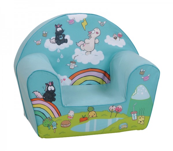 Kindersessel Einhorn Theodor Carbon (Türkis)