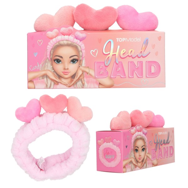 TOPModel Haarband Plüsch Beauty and Me (Rosa)