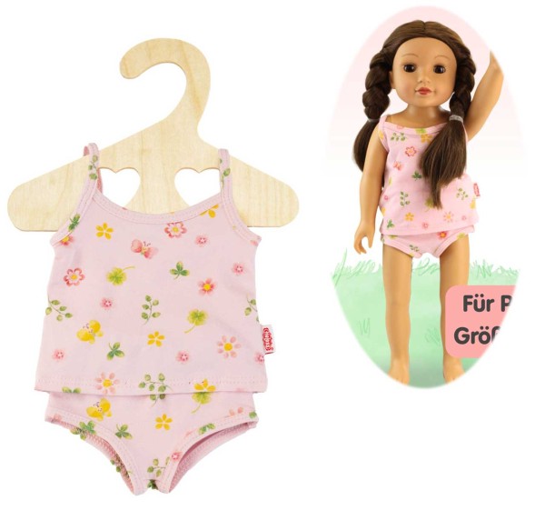 Puppen-Unterwäsche Prinzessin Emily Gr. 35-45 cm (Rosa)