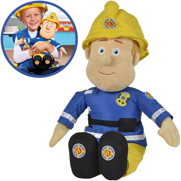 Feuerwehrmann Sam Plüschfigur 45 cm