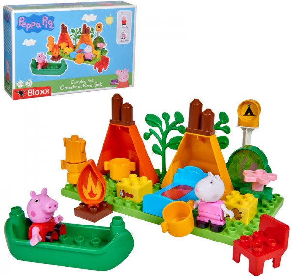 PlayBIG Bloxx Peppa Pig Camping Set