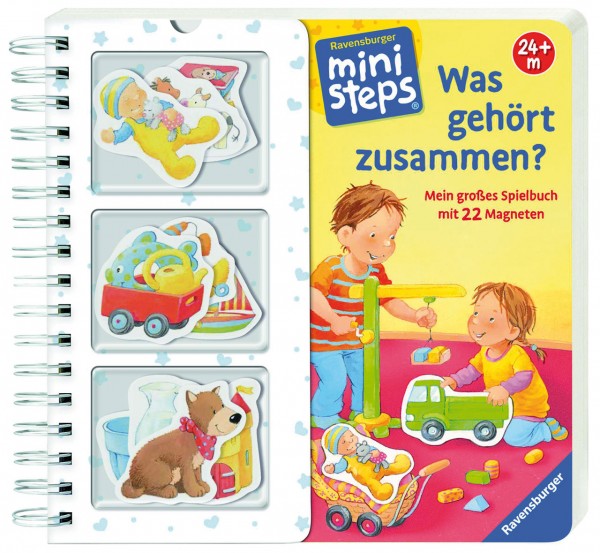 Mini Steps Was gehört zusammen? Spielbuch mit 22 Magneten 24+ M