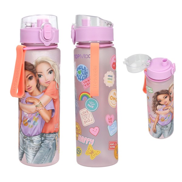 TOPModel Trinkflasche Girl Power 550 ml (Lila-pink)