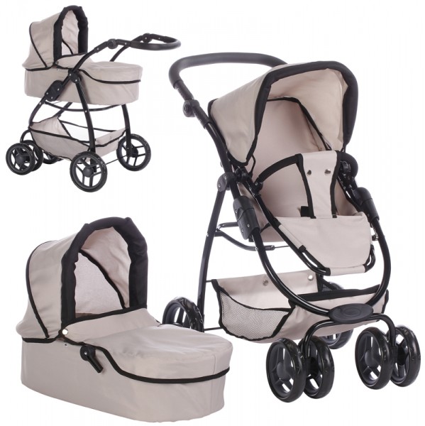 Puppenwagen Coco 2in1 (Beige)