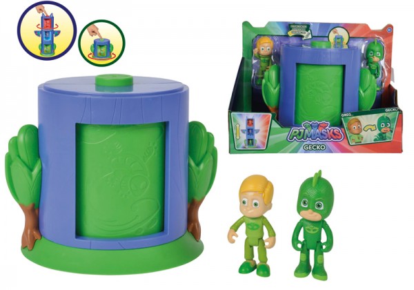 PJ Masks Verwandlung Greg in Gecko Spielset (Grün)