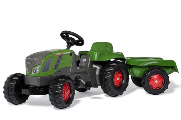 RollyKid Fendt 516 Vario Traktor mit Anhänger (Grün)