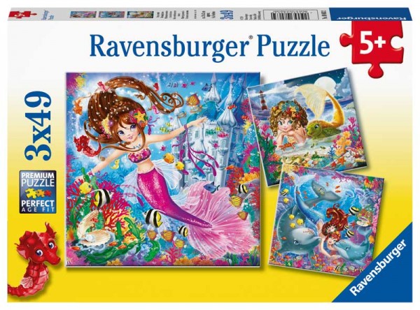 Kinderpuzzle Bezaubernde Meerjungfrauen ab 5 Jahren