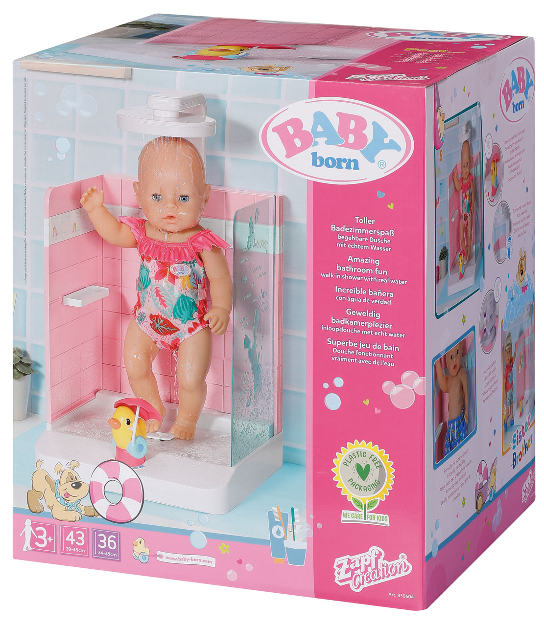 ZAPF CREATION Baby Born Bath Begehbare Dusche fur 43 cm Puppen Spielzeug24
