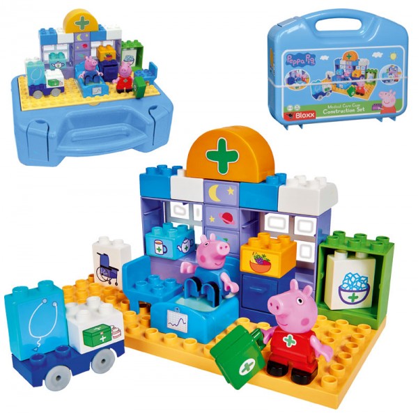 PlayBIG Bloxx Peppa Pig Koffer mit Arztpraxis