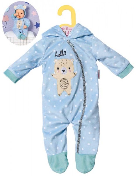 Dolly Moda Einteiler Bär 39 - 46 cm (Blau)