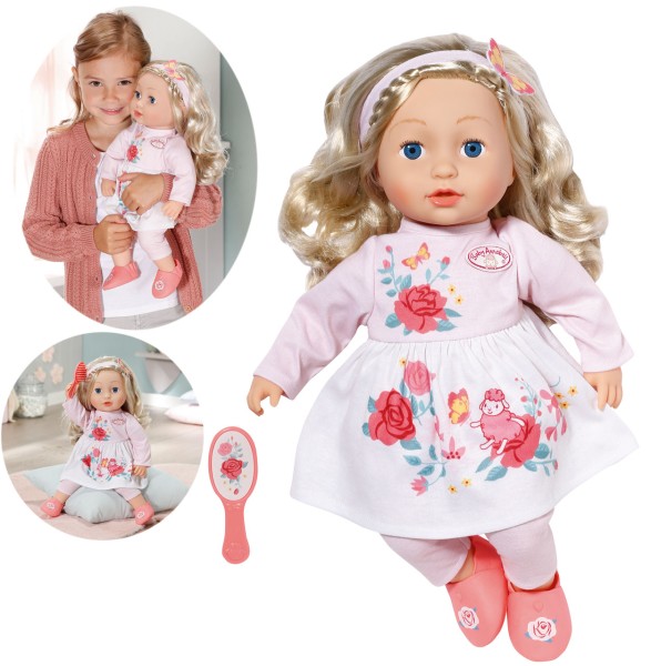 Baby Annabell Puppe Sophia 43 cm mit Haaren (Blond)