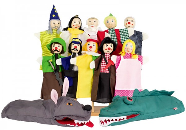 Großes Handpuppen-Set