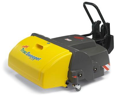 Rolly Toys Sweeper Anbaukehrmaschine für Kinderfahrzeuge mit Auffangbehälter 