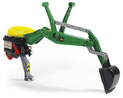 RollyTrac John Deere Heckbagger (Grün)