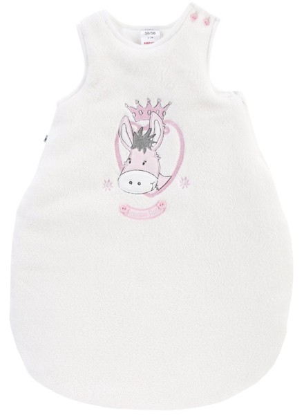 Nicki Winterschlafsack Princess Polly Gr. 50/56 (Creme-Rosa)