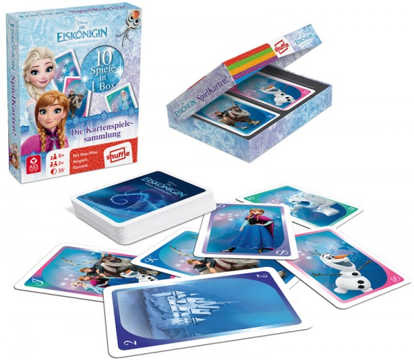 Kartenspielesammlung Die Eiskönigin Spielkarten 10in1
