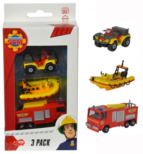 Feuerwehrmann Sam 3er Pack Jupiter, Neptun und Mercury
