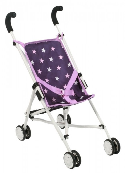 Puppenbuggy Roma (Stars Lila)