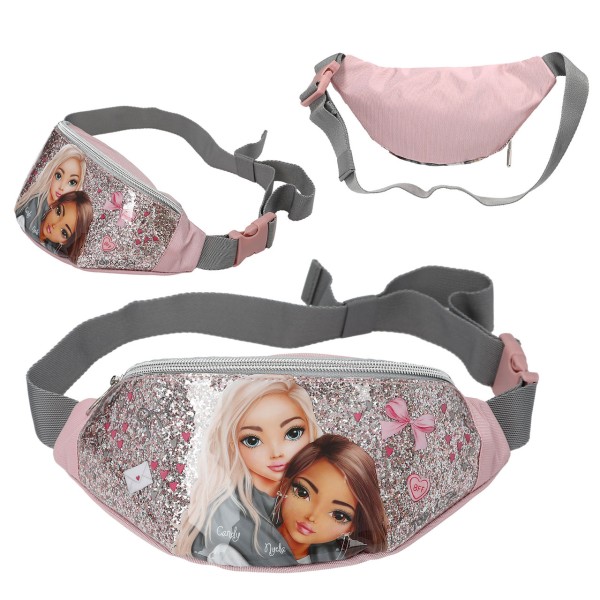 TOPModel Crossbodybag Gürteltasche My BFF (Rosa-Silber)