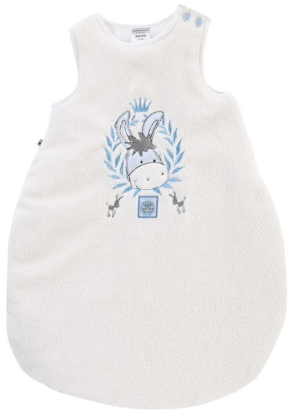 Nicki Winterschlafsack Little Donkey Gr. 74/80 (Creme-Blau)