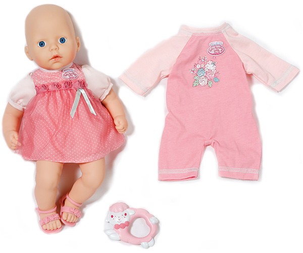 My First Baby Annabell Puppe mit Rosen-Set 36 cm (Rosa)