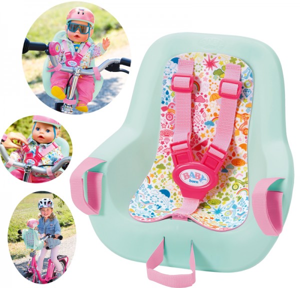 Baby Born Play&Fun Fahrradsitz 43 cm (Mint-Rosa)