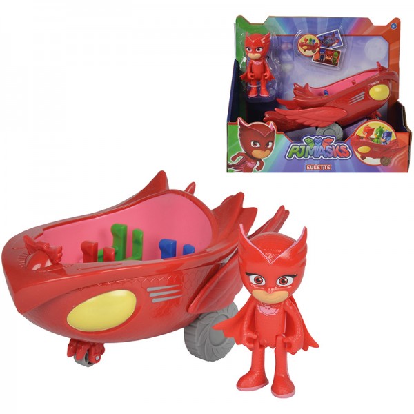 PJ Masks Eulette mit Eulengleiter (Rot)